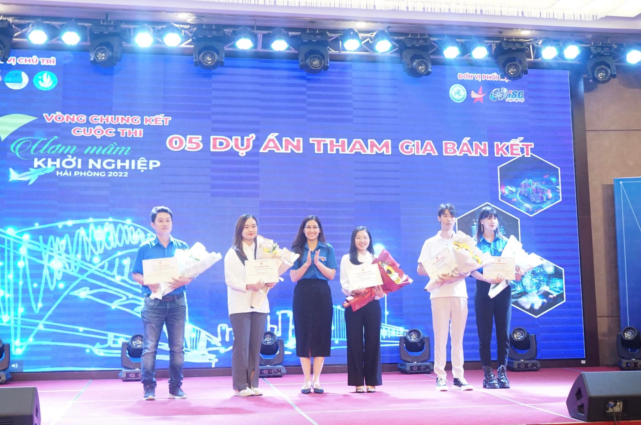 Vòng Chung kết Cuộc thi “Ươm mầm khởi nghiệp Hải Phòng” năm 2022.